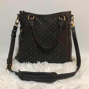 LOUIS VUITTON Besace Angele 2way Mini Lin Ebene